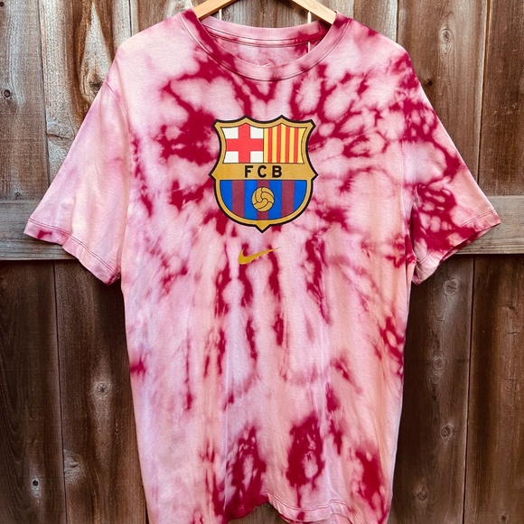 Nike FC Barcelona Acid Washed Tee - Picture 1 of 2